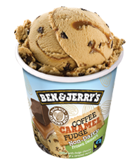 Coffee Caramel Fudge Non Dairy Ben Jerry Vegan Ice Cream